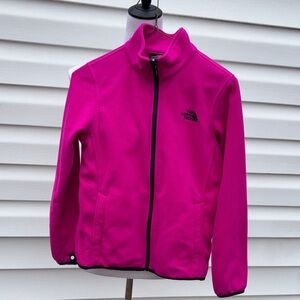 The North Face Girls Pink Full zip Jacket